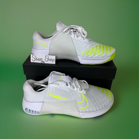 Nike Metcon 9 White Volt' DZ2617 104 Mens Size 11 Training Shoes Sneakers New! - Picture 1 of 6